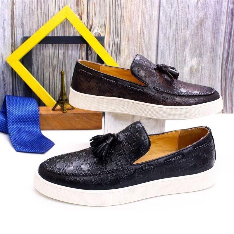 Miesten Loafers Chic Slip-on Kengät - Musta