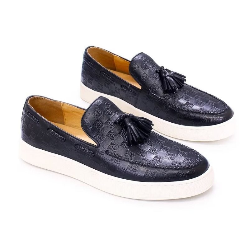 Miesten Loafers Chic Slip-on Kengät - Musta