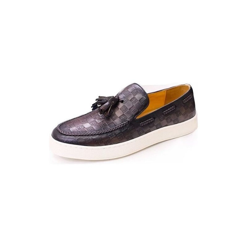 Miesten Loafers Chic Slip-on Kengät - Kahvi