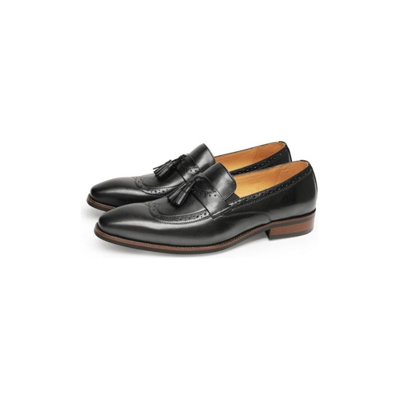 Miesten Loafers Eksoottinen Slip On Brogue