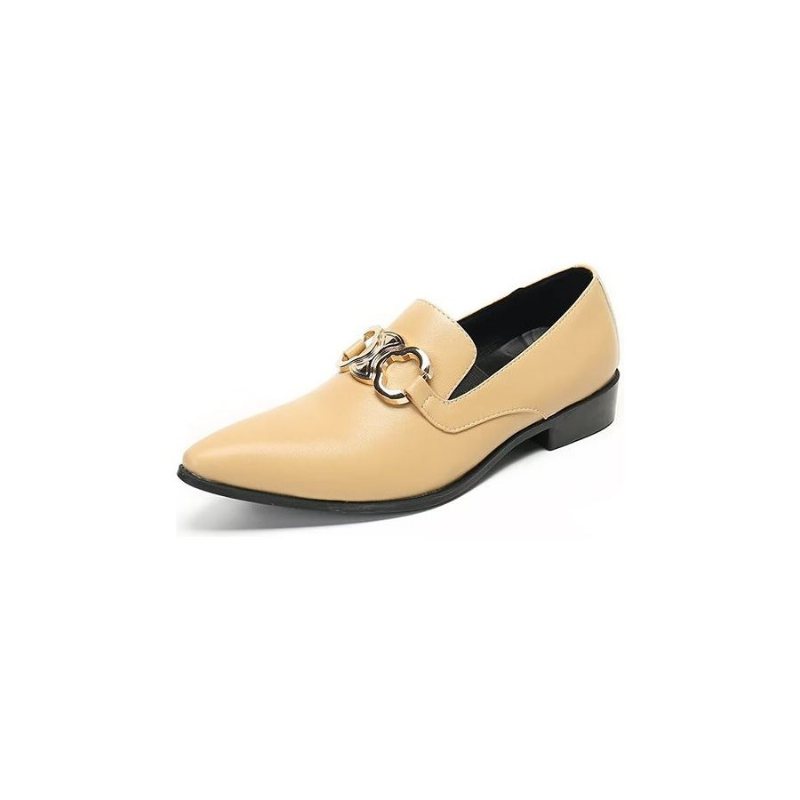 Miesten Loafers Lihavoitu Slip-on Classy - Beige