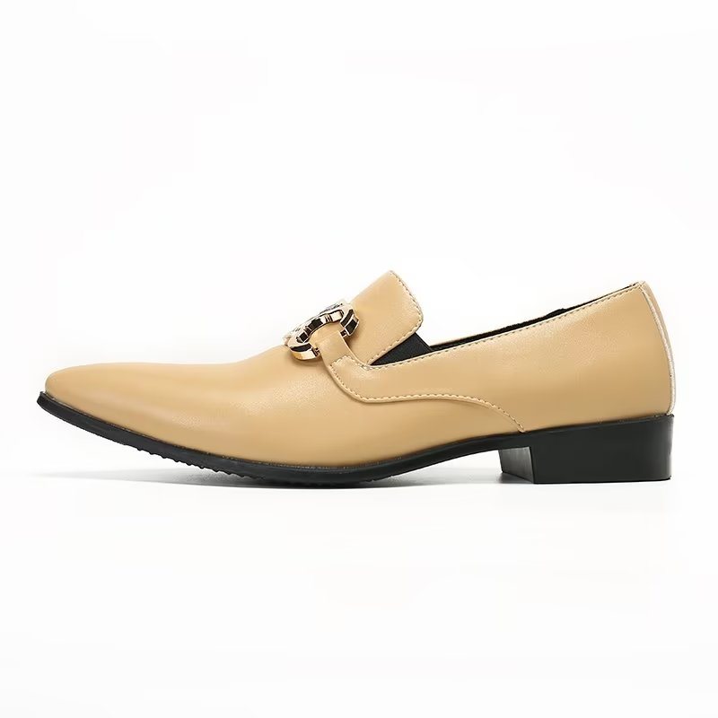 Miesten Loafers Lihavoitu Slip-on Classy - Beige