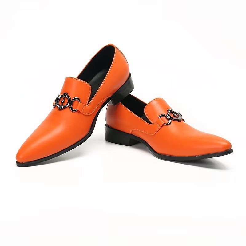 Miesten Loafers Lihavoitu Slip-on Classy - Oranssi