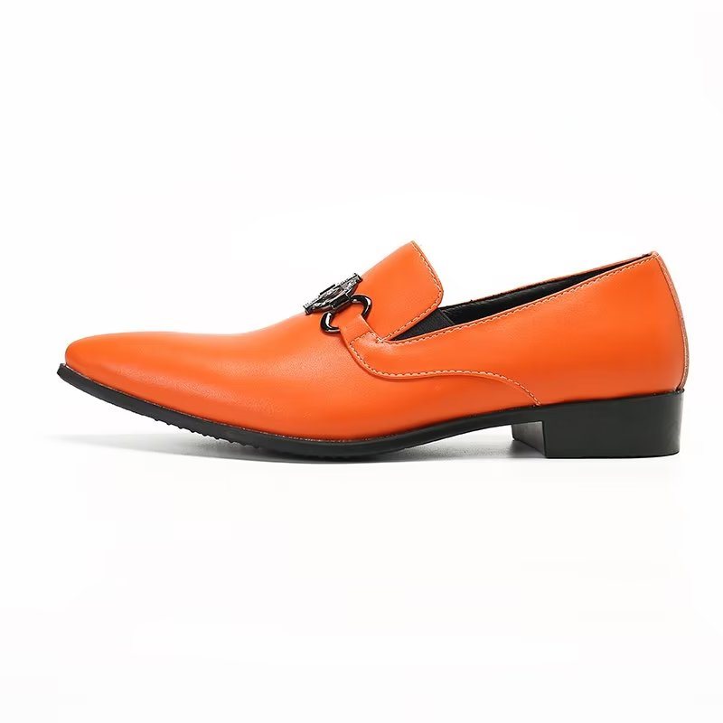 Miesten Loafers Lihavoitu Slip-on Classy - Oranssi