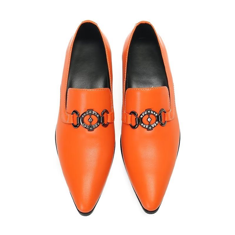 Miesten Loafers Lihavoitu Slip-on Classy - Oranssi