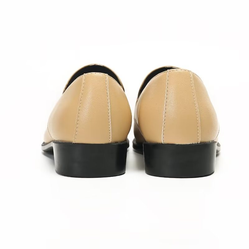 Miesten Loafers Lihavoitu Slip-on Classy - Beige