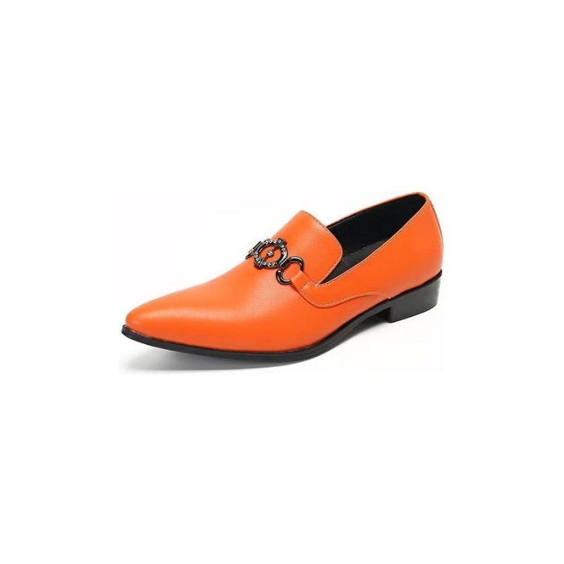 Miesten Loafers Lihavoitu Slip-on Classy - Oranssi