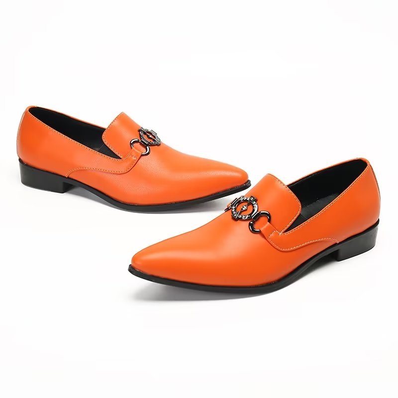 Miesten Loafers Lihavoitu Slip-on Classy - Oranssi