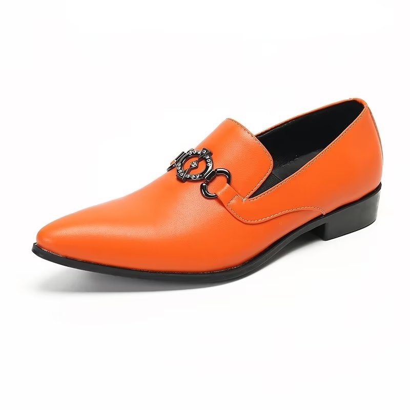 Miesten Loafers Lihavoitu Slip-on Classy - Oranssi