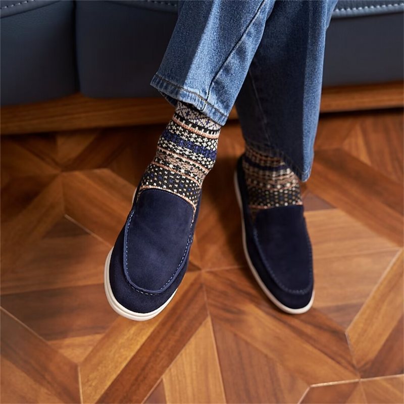 Miesten Loafers Nahka - Harmaa