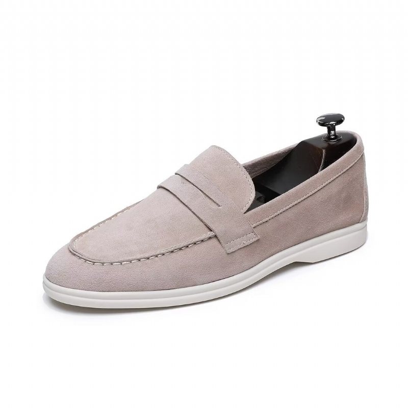 Miesten Loafers Premium Nahka - Kahvi