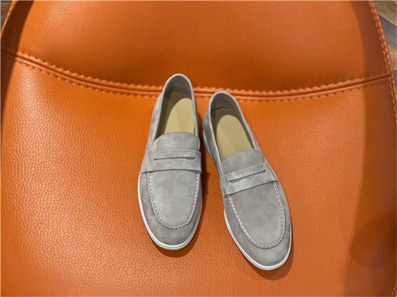 Miesten Loafers Premium Nahka - Kahvi