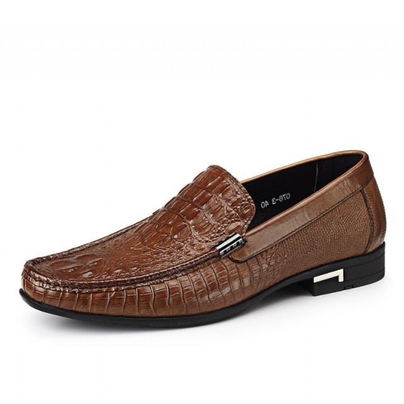 Miesten Loafers Vedenpitävät Slip-on Loafer-kengät - Kahvi