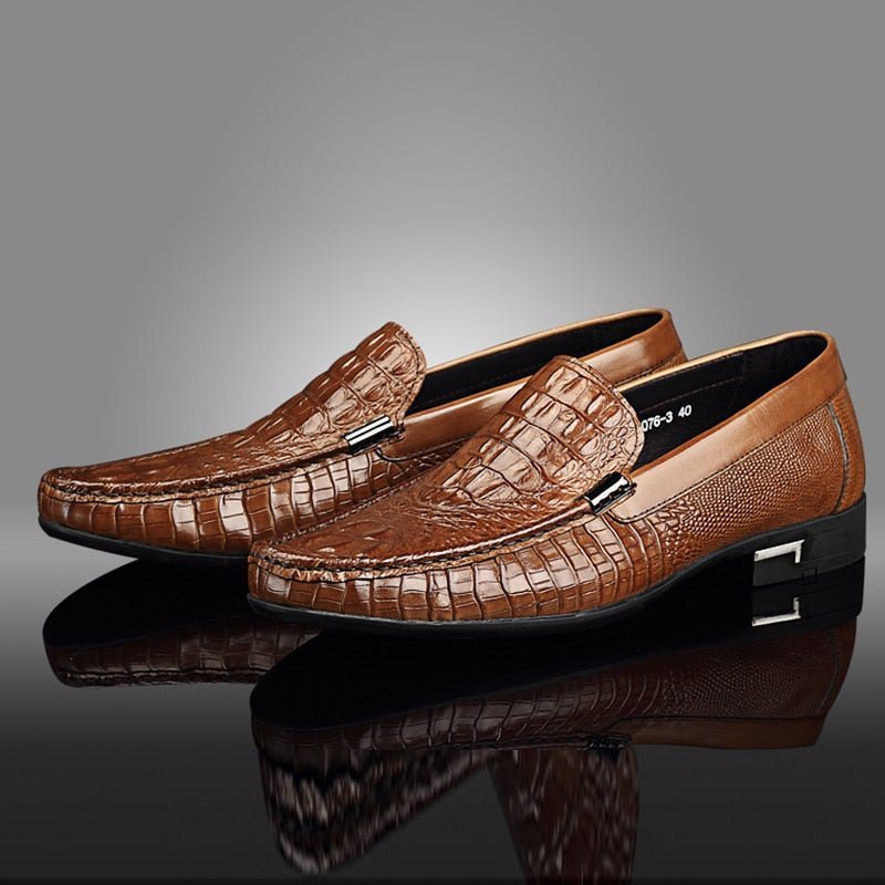 Miesten Loafers Vedenpitävät Slip-on Loafer-kengät - Kahvi