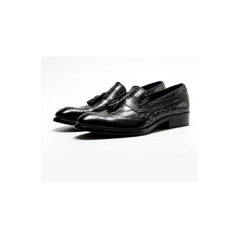 Miesten Loafers Vintage Tassel Brogue -mekkokengät