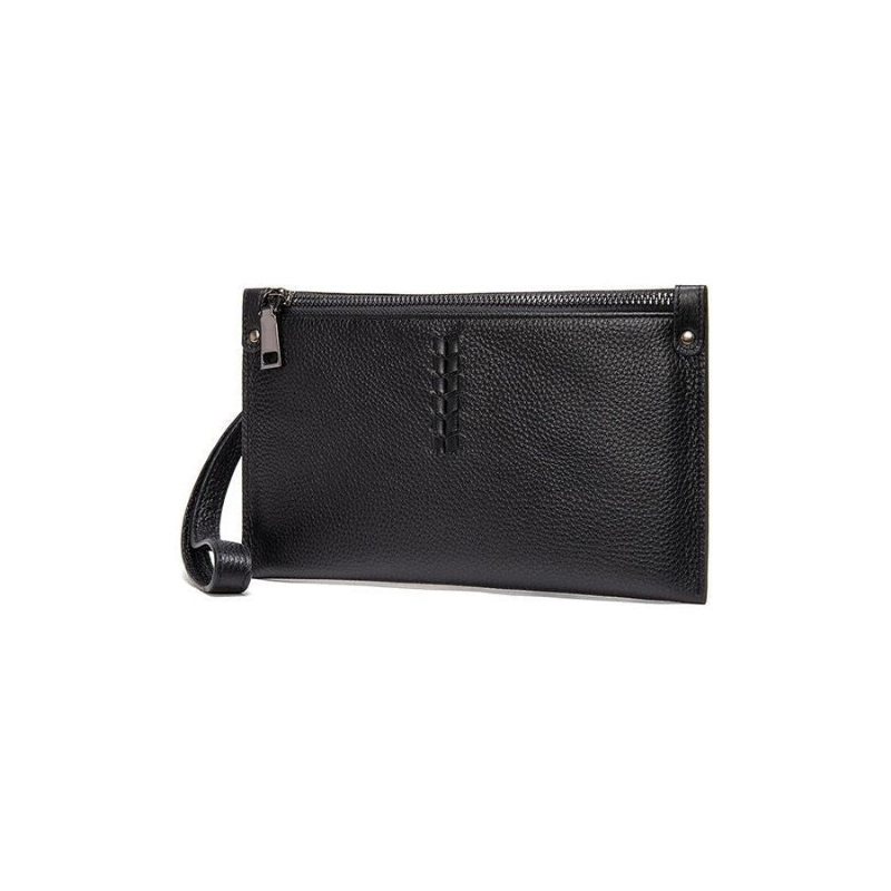 Miesten Lompakot Ruched Exotic Clutch Lompakko - Musta