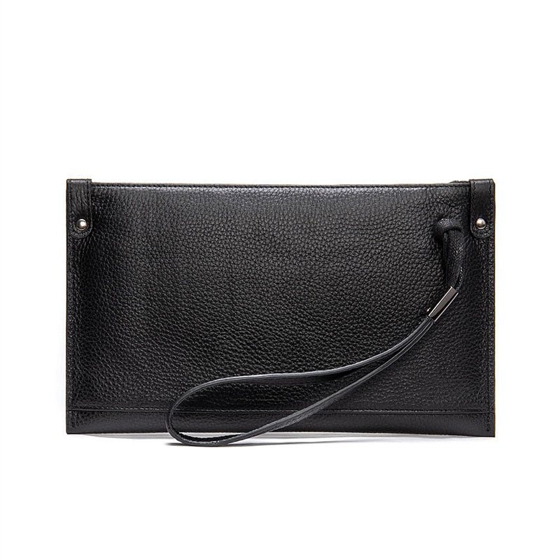 Miesten Lompakot Ruched Exotic Clutch Lompakko - Musta