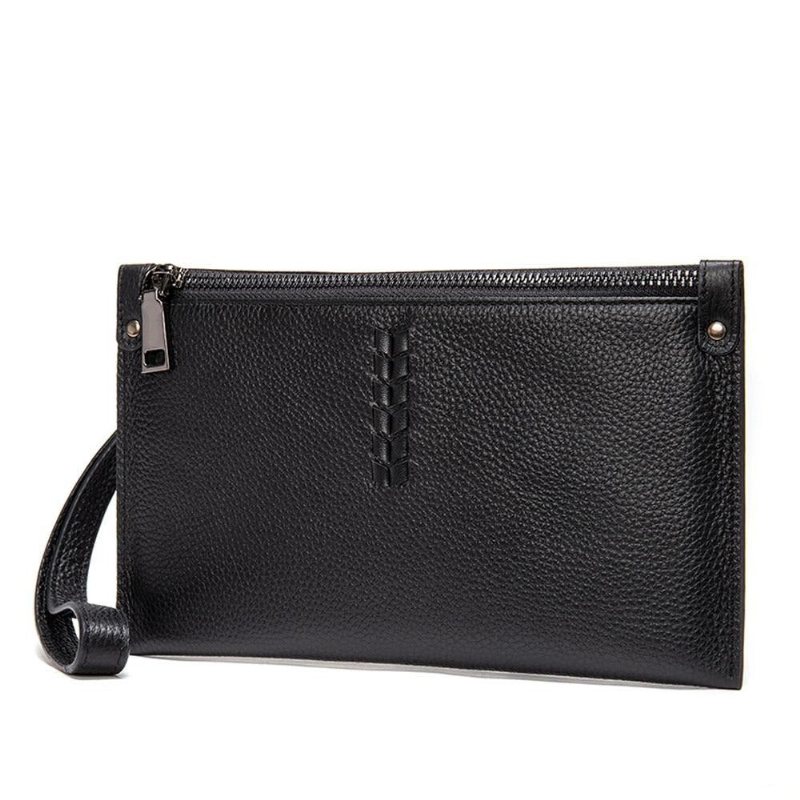 Miesten Lompakot Ruched Exotic Clutch Lompakko - Musta