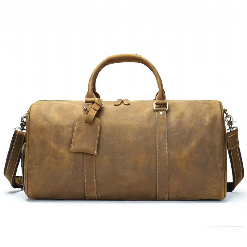 Miesten Olkalaukut Luxury Leathercraft Casual Tote - Musta