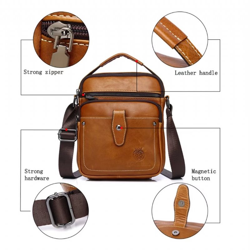 Miesten Olkalaukut Majestic Journey Leather Holdall - Musta