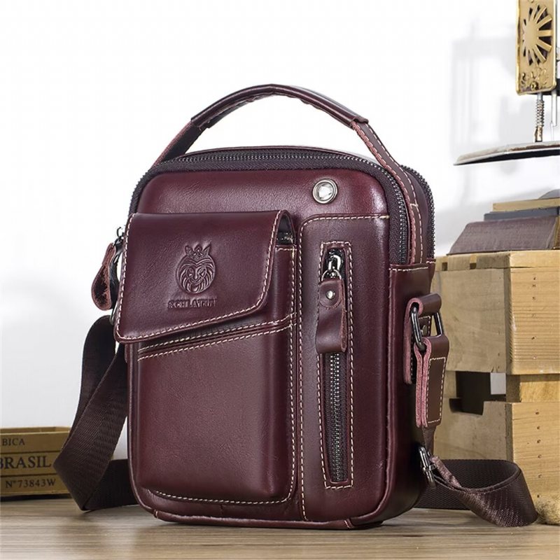 Miesten Olkalaukut Regal Urbanite Leather Satchel - Musta