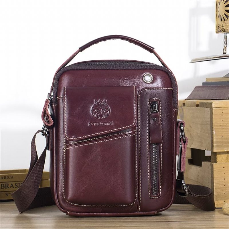 Miesten Olkalaukut Regal Urbanite Leather Satchel - Musta