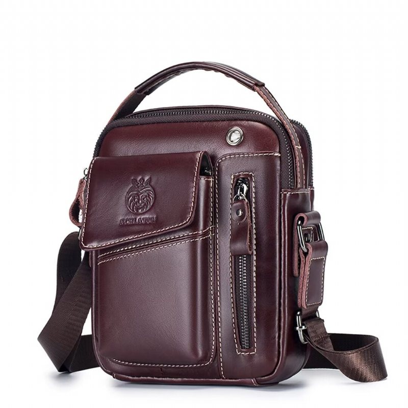 Miesten Olkalaukut Regal Urbanite Leather Satchel - Musta