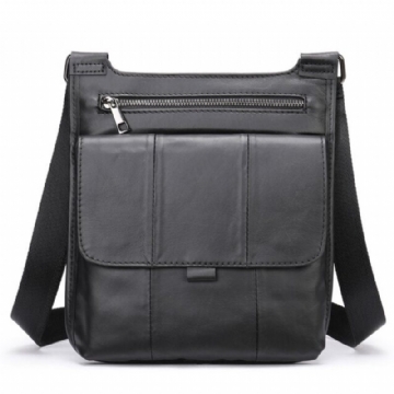 Miesten Olkalaukut Vetoketjullinen Läppä Crossbody Messenger Bag