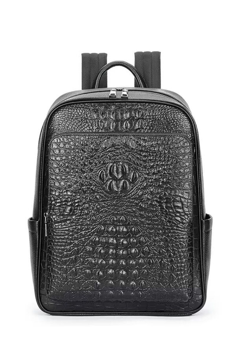 Miesten Reput Sovereign Style Alligator Tote - Musta