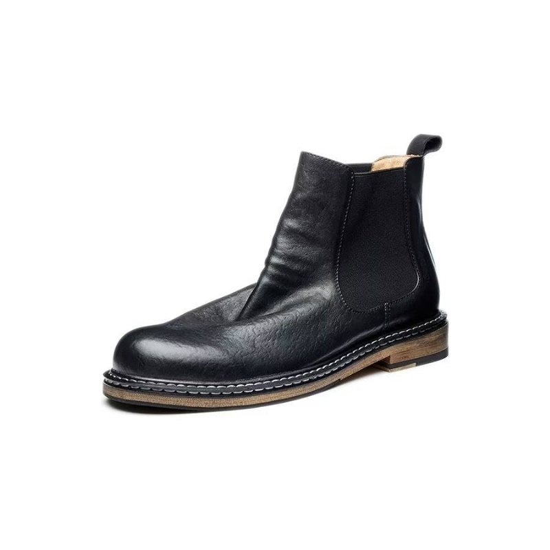 Miesten Saappaat Elegant Equine Slip On Nilkkatossut - Musta