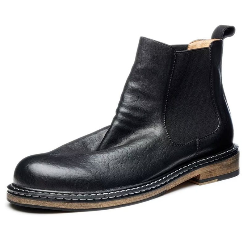 Miesten Saappaat Elegant Equine Slip On Nilkkatossut - Musta