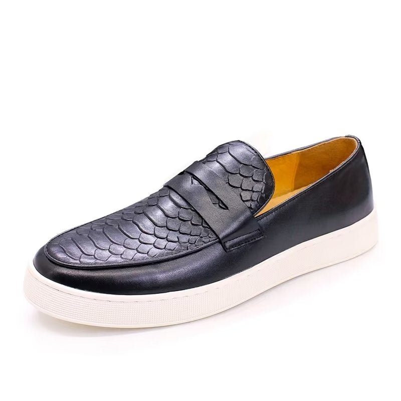 Miesten Vapaa-ajan Kengät Slip-on - Musta