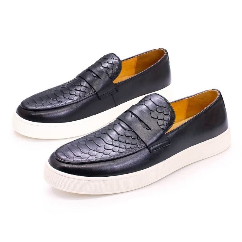 Miesten Vapaa-ajan Kengät Slip-on - Musta