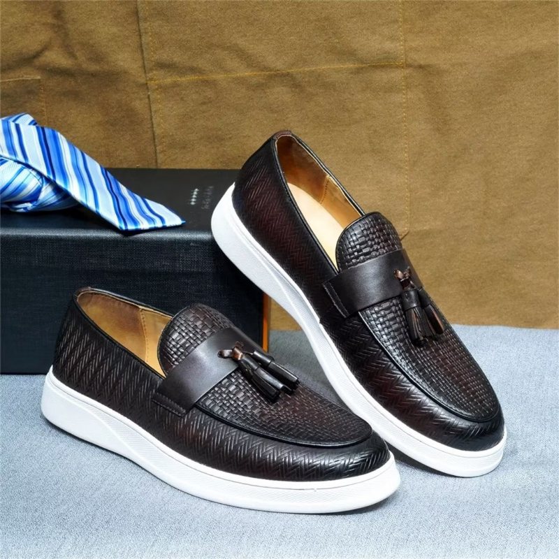 Miesten Vapaa-ajan Kengät Slip-on Elegance - Kahvi