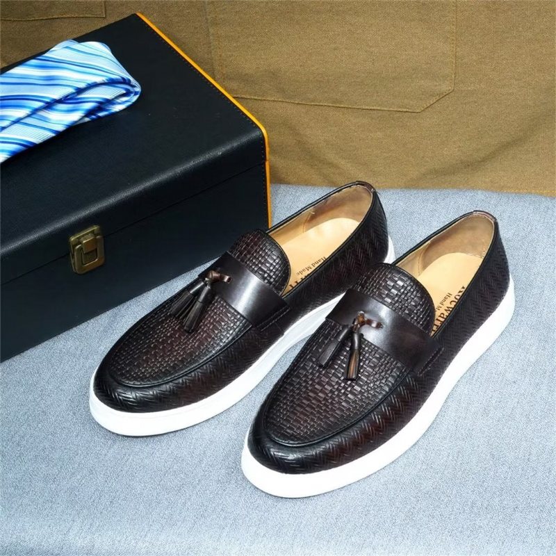 Miesten Vapaa-ajan Kengät Slip-on Elegance - Kahvi