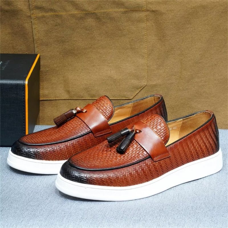 Miesten Vapaa-ajan Kengät Slip-on Elegance - Ruskea