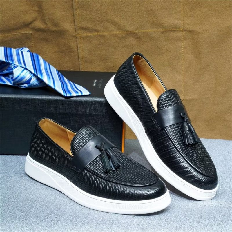 Miesten Vapaa-ajan Kengät Slip-on Elegance - Musta